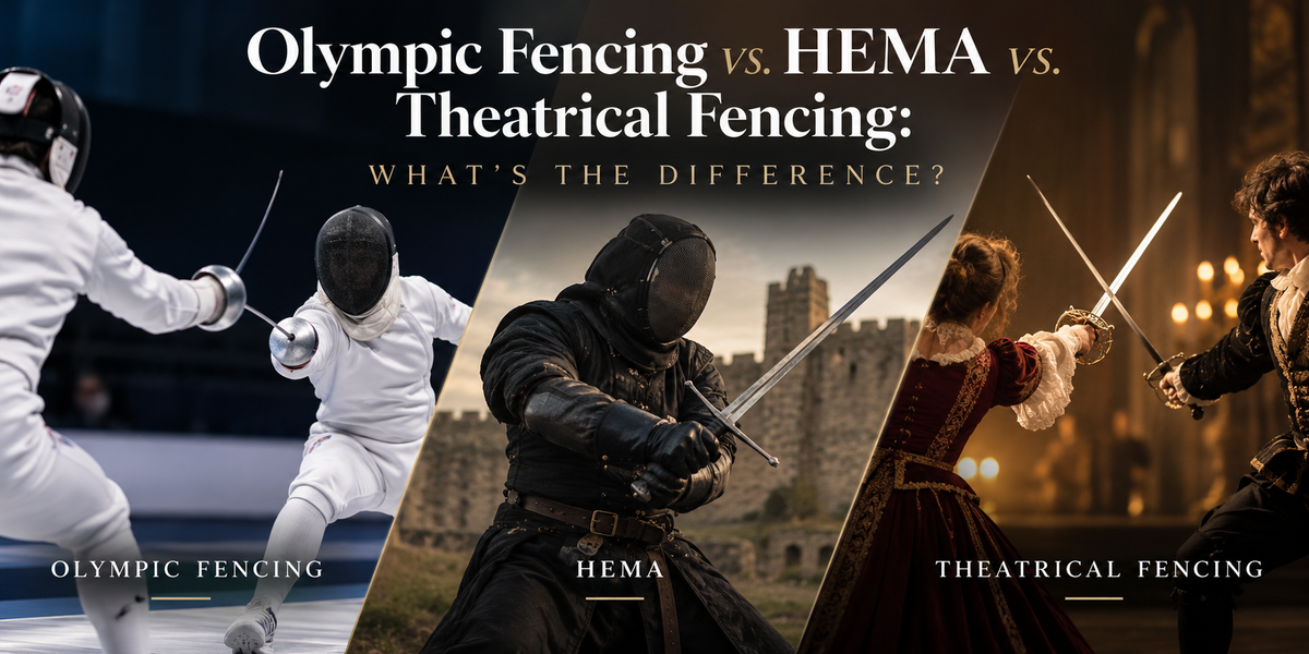 Olympic Fencing vs. HEMA vs. Theatrical Fencing: What's the Difference?