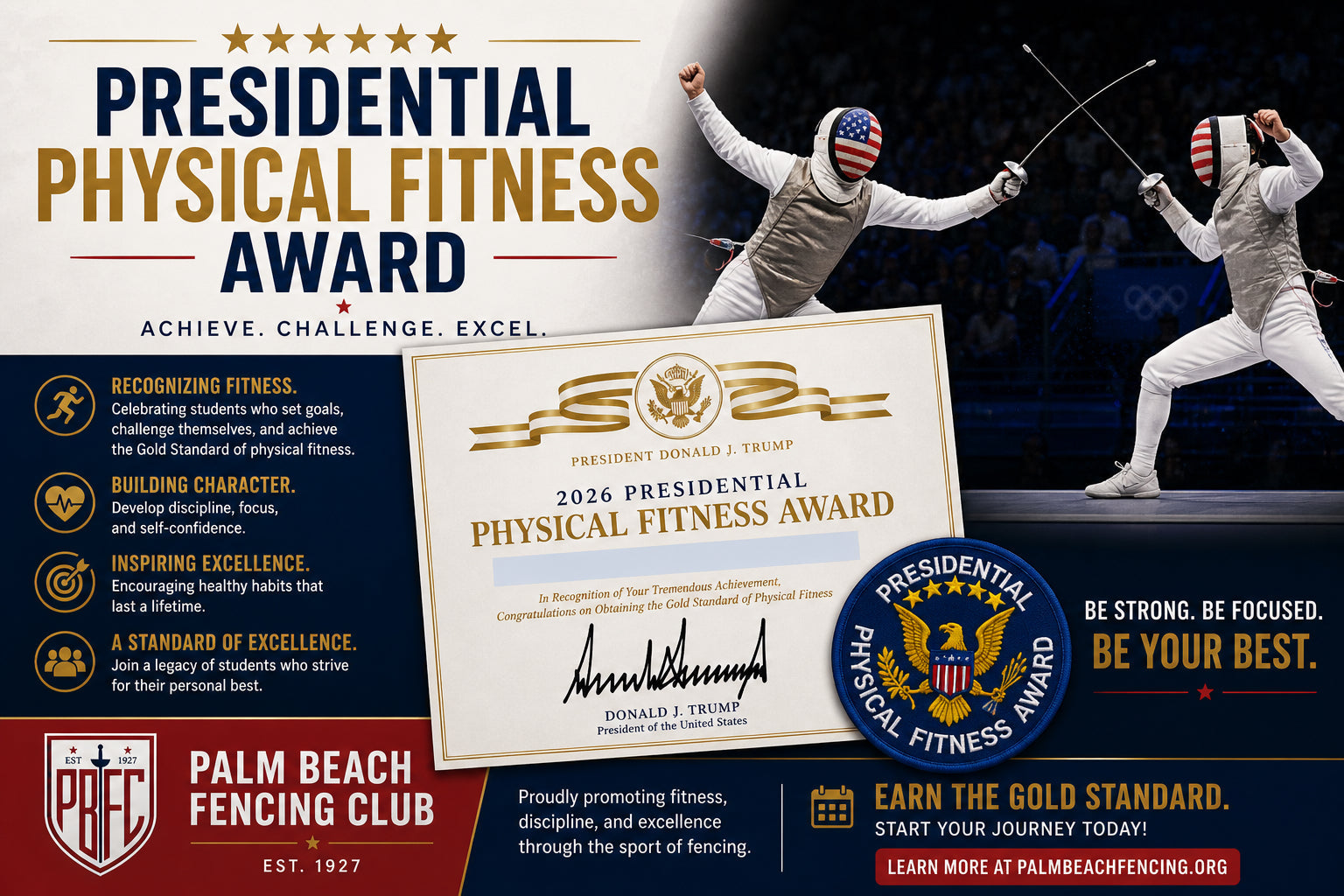 The Presidential Fitness Test Is Back. Here's Why Fencing Is the Perfect Training Ground.
