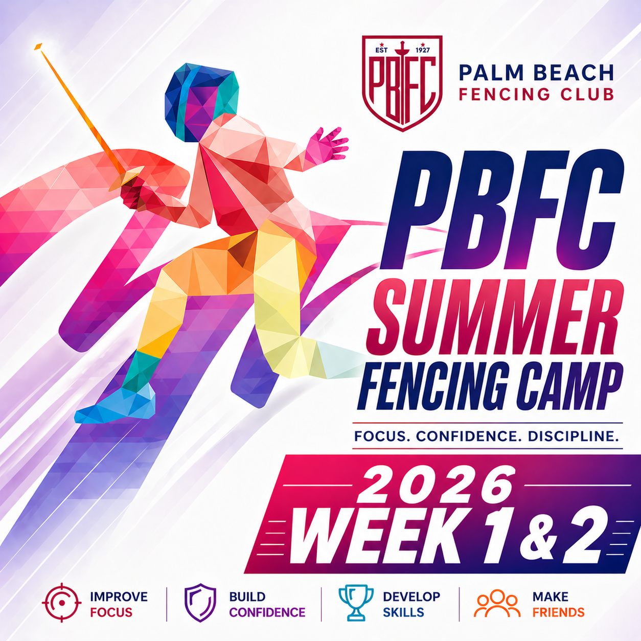 2026 Summer Fencing Camp — Both Weeks Bundle (June 8–18)